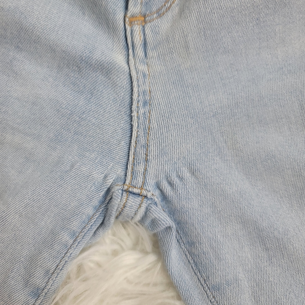 AGOLDE NICO HIGH RISE DISTRESSED JEANS LIGHT WASH WOMEN'S JEANS 25 - Picture 16 of 16